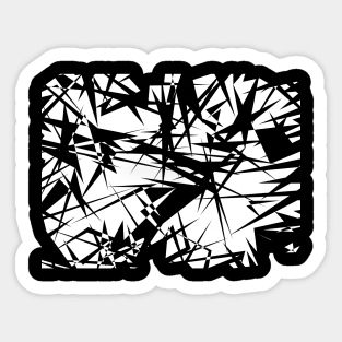 White Scratch - Scrape Scratching Sticker